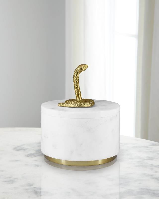 Snape Marble Snake Box